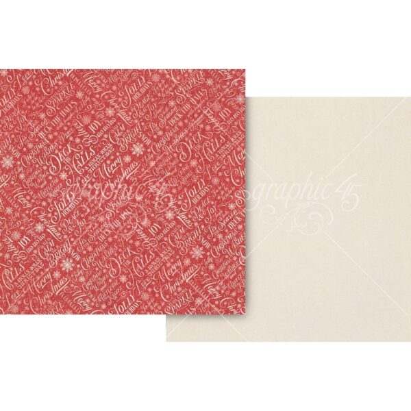 Graphic 45 - Deck The Halls - Collection Pack 12"X12" - Image 7