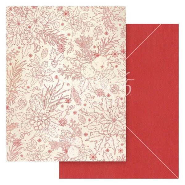 Graphic 45 - Deck The Halls - Solids Collection Pack 8.5"X11" - Image 3