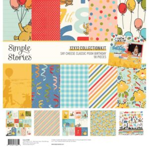 Simple Stories - Classic Pooh Birthday - Collection Kit 12"X12"