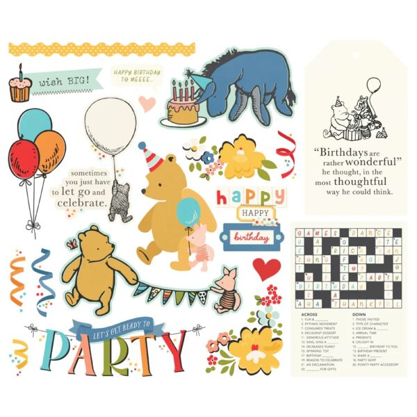 Simple Stories - Classic Pooh Birthday - Big Bits - Image 2