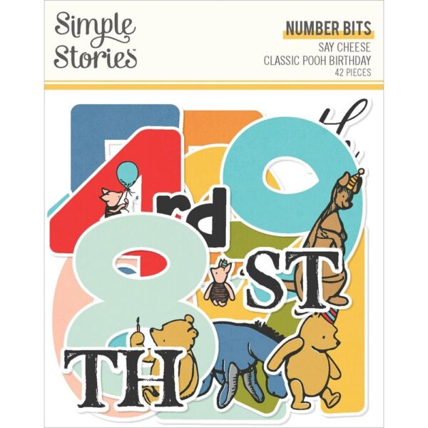 Simple Stories - Classic Pooh Birthday - Number Bits