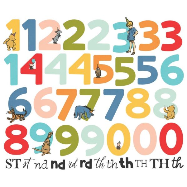 Simple Stories - Classic Pooh Birthday - Number Bits - Image 2