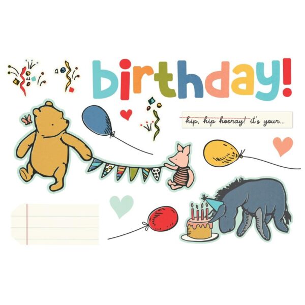 Simple Stories - Classic Pooh Birthday - Page Pieces - Image 2