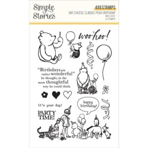 Simple Stories - Classic Pooh Birthday - Stamp Set, Woo Hoo!