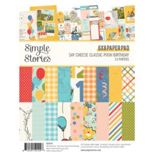 Simple Stories - Classic Pooh Birthday - 6x8" Paper Pad