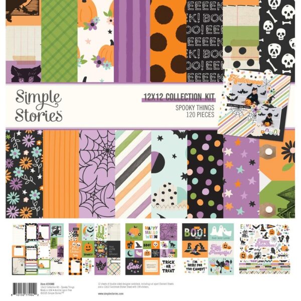Simple Stories - Spooky Things - Collection Kit 12x12"
