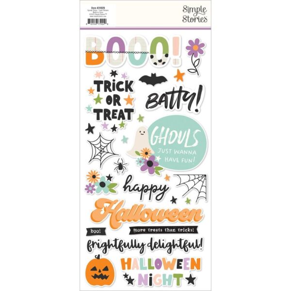 Simple Stories - Spooky Things - Foam Stickers - Image 2