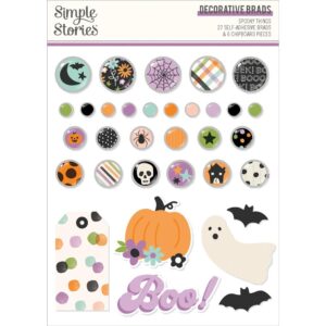 Simple Stories - Spooky Things - Decorative Brads