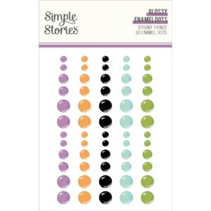 Simple Stories - Spooky Things - Enamel Dots