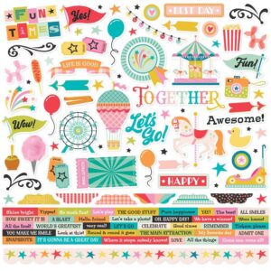 Simple Stories - Fun Times - Cardstock Stickers