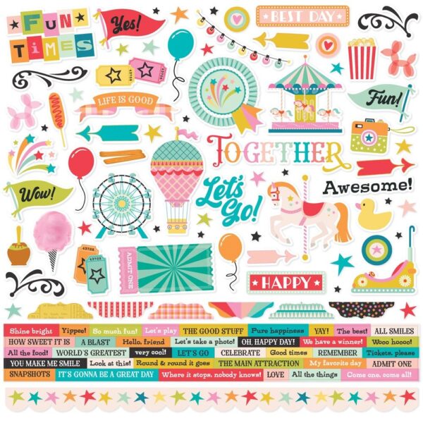 Simple Stories - Fun Times - Cardstock Stickers