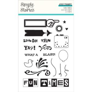 Simple Stories - Fun Times - Stamp Set, Best Day