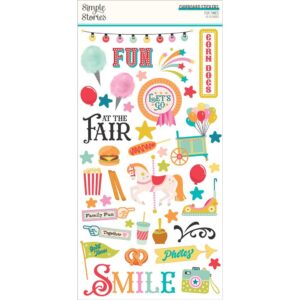 Simple Stories - Fun Times - Chipboard Stickers