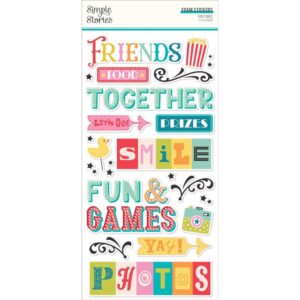 Simple Stories - Fun Times - Foam Stickers