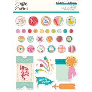 Simple Stories - Fun Times - Decorative Brads
