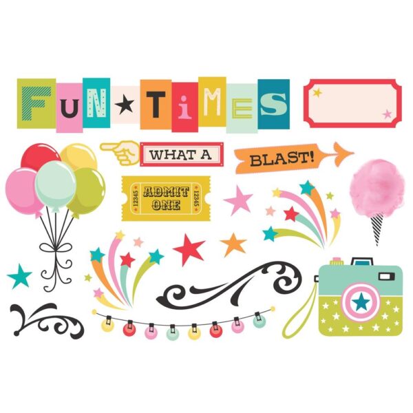 Simple Stories - Fun Times - Page Pieces - Image 2
