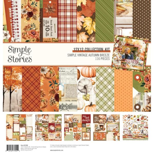 Simple Stories - Autumn Breeze - Collection Kit 12"X12"