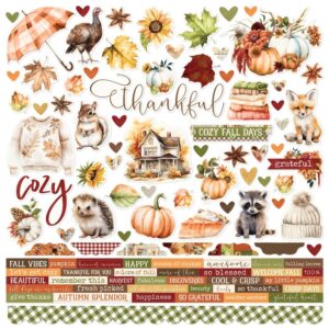 Simple Stories - Autumn Breeze - Cardstock Stickers