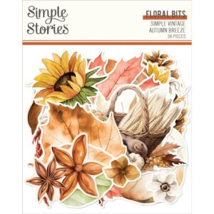 Simple Stories - Autumn Breeze - Floral Bits
