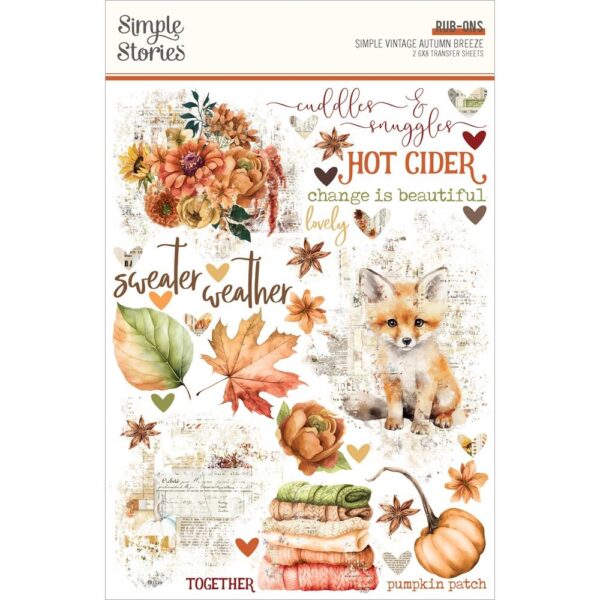 Simple Stories - Autumn Breeze - Rub-Ons