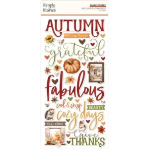 Simple Stories - Autumn Breeze - Foam Stickers