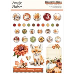 Simple Stories - Autumn Breeze - Decorative Brads
