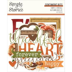 Simple Stories - Autumn Breeze - Sentiment Bits
