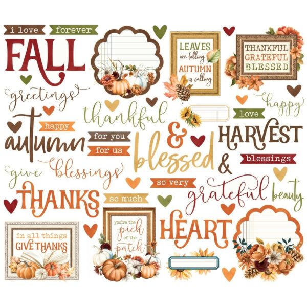 Simple Stories - Autumn Breeze - Sentiment Bits - Image 2