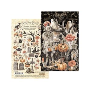 Graphic 45 - Ghostly Greetings - Ephemera Set