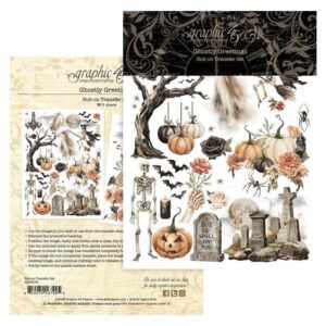 Graphic 45 - Ghostly Greetings - Rub-On Transfers