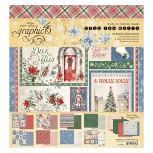 Graphic 45 - Deck The Halls - Collection Pack 8"X8"