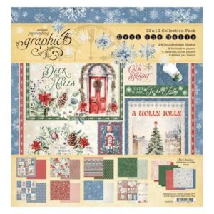 Graphic 45 - Deck The Halls - Collection Pack 12"X12"