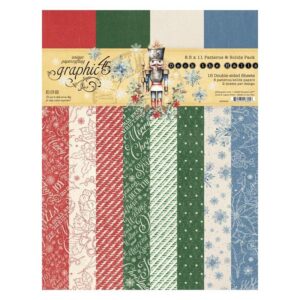 Graphic 45 - Deck The Halls - Solids Collection Pack 8.5"X11"