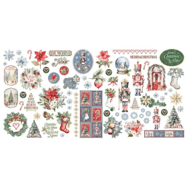 Graphic 45 - Deck The Halls - Ephemera Set - Image 2