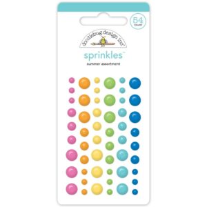 Doodlebug - Summer Fun - Enamel Sprinkles, Summer Assortment