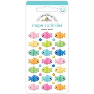 Doodlebug - Summer Fun - Enamel Sprinkles, Summer School
