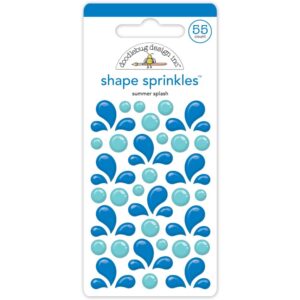 Doodlebug - Summer Fun - Enamel Sprinkles, Summer Splash