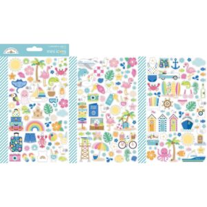 Doodlebug - Summer Fun - Mini Stickers