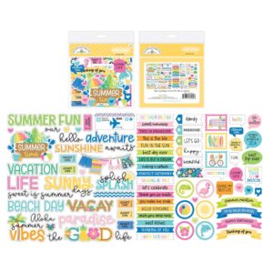 Doodlebug - Summer Fun - Die-Cuts, Chit Chat