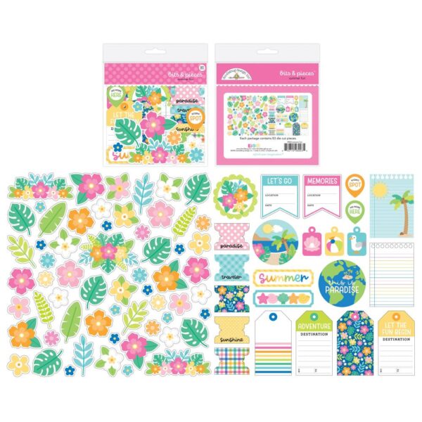 Doodlebug - Summer Fun - Die-Cuts, Bits & Pieces