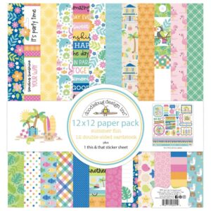 Doodlebug - Summer Fun - 12x12" Paper Pack