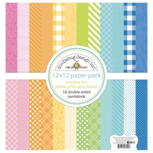 Doodlebug - Summer Fun - 12x12" Paper Pack, Petite Prints