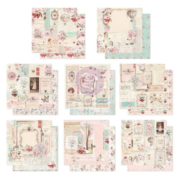 Prima - Cherry Sweet - Paper Pad 12"X12" - Image 2