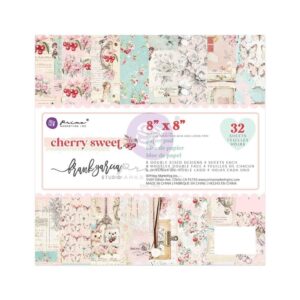 Prima - Cherry Sweet - Paper Pad 8"X8"