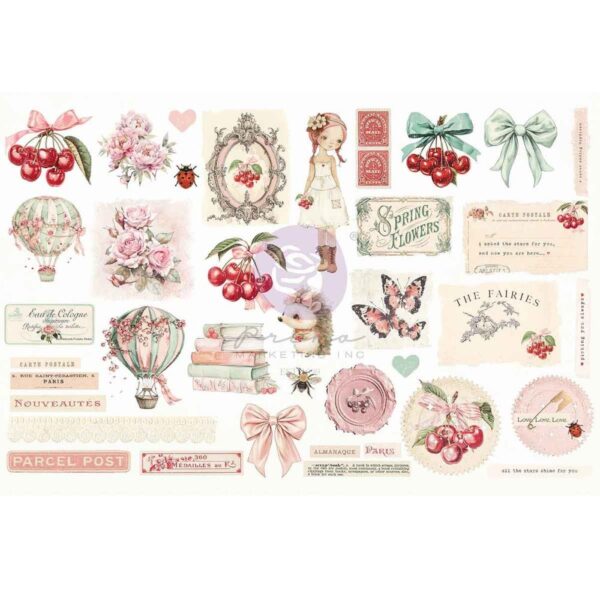 Prima - Cherry Sweet - Ephemera Pack, Pink Dreams - Image 2