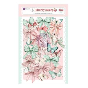 Prima - Cherry Sweet - Ephemera Pack, Bows & Butterflies