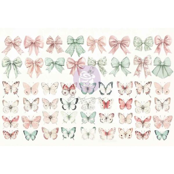 Prima - Cherry Sweet - Ephemera Pack, Bows & Butterflies - Image 2