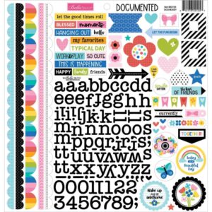 Bella Blvd - Documented - Cardstock Stickers 12"X12"