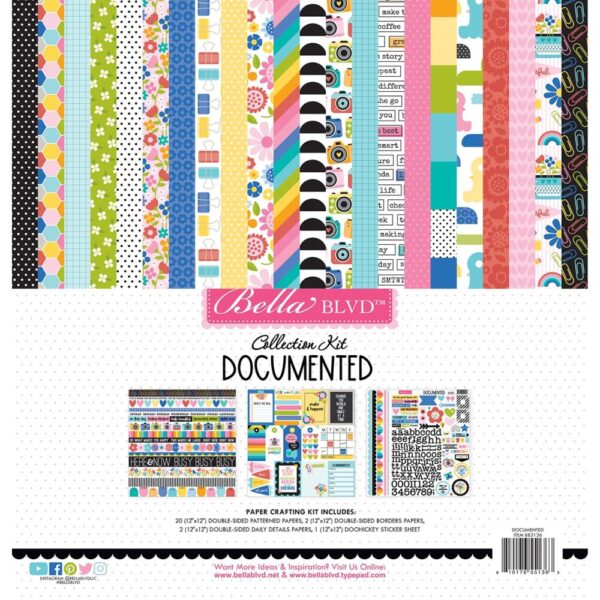 Bella Blvd - Documented - Collection Kit 12"X12"