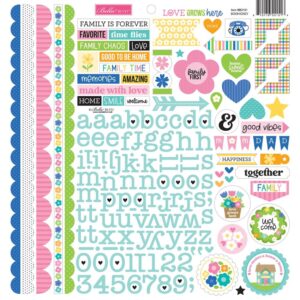 Bella Blvd - Love Grows Here - Cardstock Stickers 12"X12"
